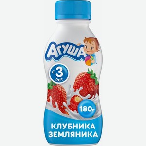 Йогурт питьевой Агуша Я сам клубника-земляника 2.7%