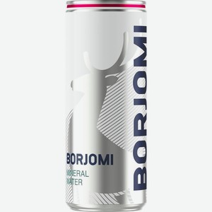 Вода минеральная Borjomi газированная ж/б