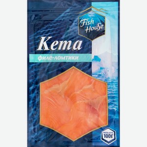 Кета Fish House филе-ломтики 100г