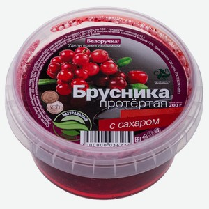 Брусника протертая Фэг с сахаром