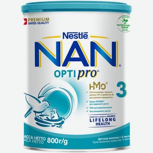 Смесь сухая молочная NAN 3 с 12 месяцев