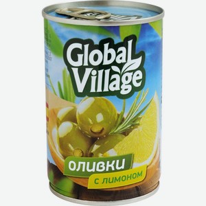 Оливки Global Village с лимоном