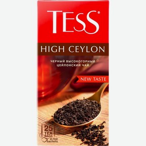 Чай Tess High ceylon черный 25х2.25г