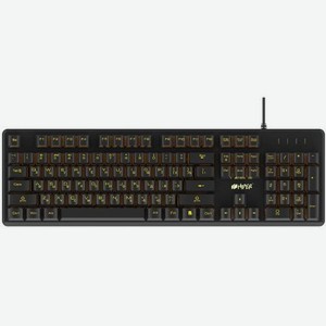 Клавиатура HIPER Crusader, USB, черный [gk-4]
