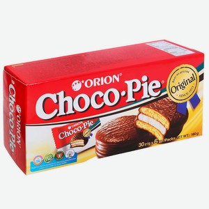 Набор пирожных Choco Pie 168г 6шт*28г Orion