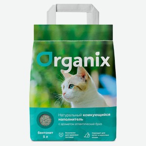 Organix наполнители комкующийся наполнитель с ароматом атлантический бриз (16 кг)
