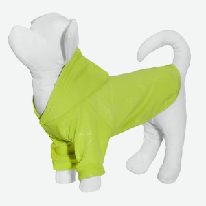 Yami-Yami одежда толстовка для собаки из флиса с принтом  Динозавры , салатовая (S)