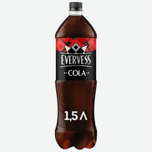 Напиток безалкогольный сильногазированный Эвервесс Кола, 1.5л