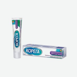 Крем Corega для фиксации зубных протезов с мятным вкусом, 70 г