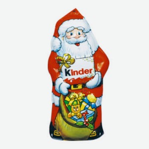 Шоколад молочный Kinder Chocolate Дед Мороз фигурный, 55 г