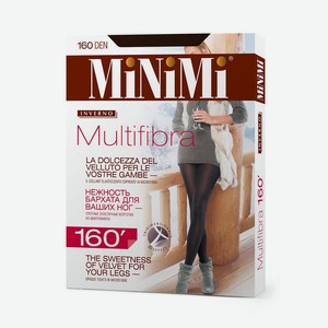 Колготки MiNiMi Multifibra черные, размер 4, 160 den, шт