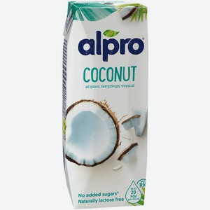 Напиток кокосовый Alpro с рисом обогащенный кальцием и витаминами, 250 мл, шт