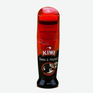 Крем для обуви Kiwi Shine & Protect черный с натуральным блеском, 75 мл, шт