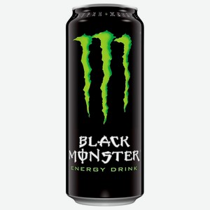 Напиток безалкогольный Black Monster Ultra энергетический сильногазированный, 449 мл, шт