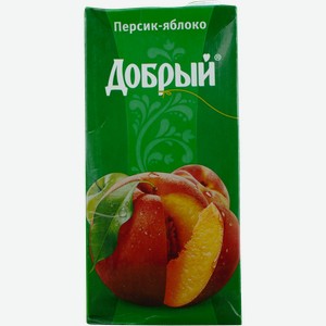 Нектар Добрый Персик-яблоко, 2 л, шт