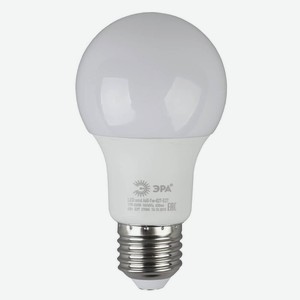 Лампа светодиодная Эра Груша, белый яркий свет, арт.A60-7W-840-E27, шт