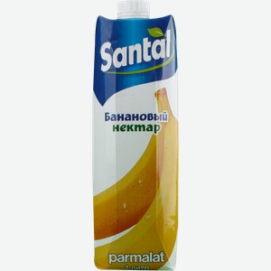 Нектар Santal банановый с мякотью, 1 л, шт