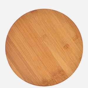 Доска разделочная Vetta Гринвуд круглая бамбук, 26x0,9 см, шт