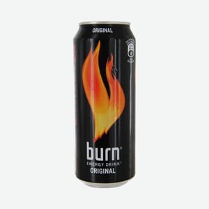 Напиток безалкогольный Burn Original энергетический сильногазированный, 250 мл, шт