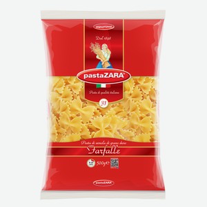 Макаронные изделия Pasta Zara Бантики, 500 г