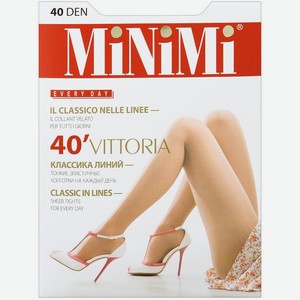 Колготки MiNiMi Vittoria с шортиками, 40 ден, размер 4, цвет nero, шт