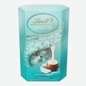 Конфеты Lindt Lindor Молочный шоколад с кокосом, 200 г