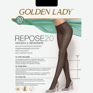 Колготки Golden Lady Repose, 20 ден, размер 4, цвет nero, шт