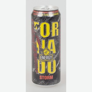 Напиток Tornado Energy Storm энергетический безалкогольный газированный, 0,45 л, шт