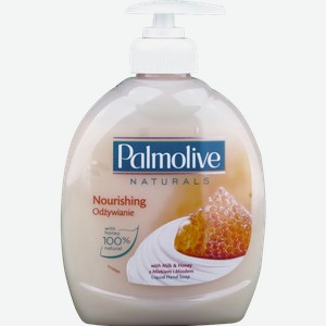 Крем-мыло Palmolive Натурэль Питание Мед и увлажняющее молочко, 300 мл, шт