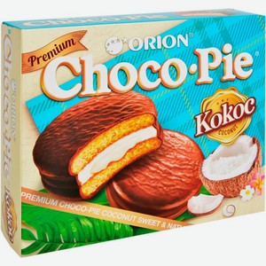 Печенье Choco Pie бисквитное с кокосом 360г
