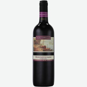 Вино  Портобелло  Монтепульчано д Абруццо, 2020, 2020, 750 мл, Красное, Сухое