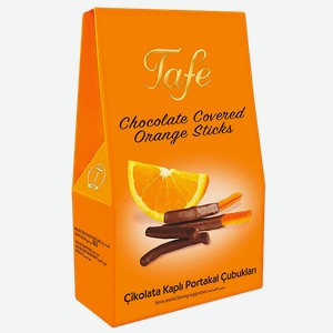 Конфеты в шоколаде Тафе апельсиновые цукаты Тафе Гида кор, 65 г