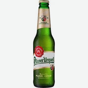 Пиво  Пилснер Урквел  св. фильт. паст. 4,4% ст/б 0,33л, Чехия