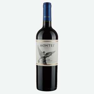 Вино Montes Reserva Merlot красное сухое, 0.75л Чили