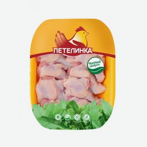 Крыло цыпленка-бройлера Петелинка плечевая часть охлажденное, ~900г Россия