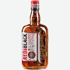 Виски Red and Black 3 года, 0.7л Россия