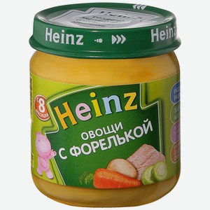 Овощное пюре Heinz Овощи с форелькой, с 8 месяцев, 120 г