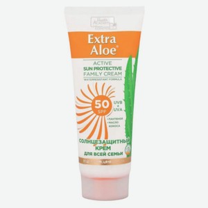 Крем солнцезащитный Family Cosmetics Vilsen Extra Aloe для всей семьи SPF 50, 100 мл
