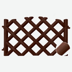 Забор Барокко шоколадный, 41х69 см 4шт