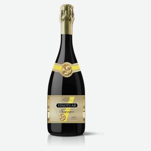 Игристое вино Vinotuar полусладкое белое Россия, 0,75 л