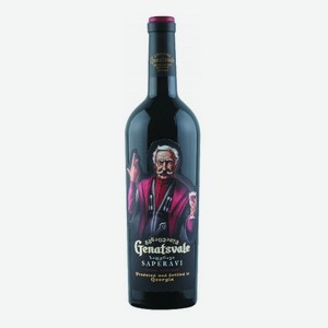 Вино Генацвале Саперави красное сух 0.75л