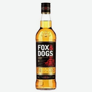Виски Fox & Dogs 1 л, 3 года, 40%, Шотландия 