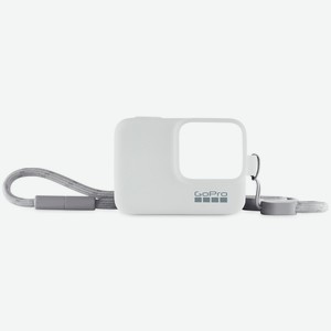 Силиконовый чехол с ремешком GoPro белый (ACSST-002)