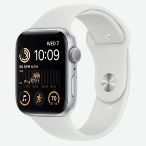 Смарт-часы Apple SE 44mm Silver Alum / White Sport M/L (MNTJ3)