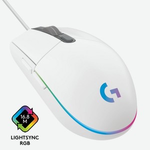 Игровая мышь Logitech G102 LightSync White (910-005824)