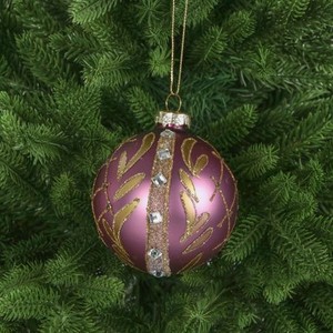 Шар новогодний Baoying yiwen декор на елку 8 см