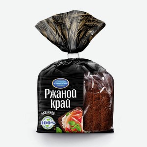 Хлеб Коломенский Ржаной край заварной нарезка, 300 г