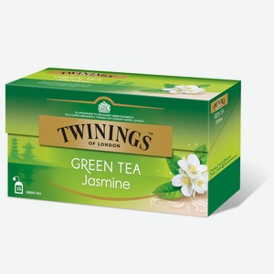 Чай зеленый Twinings с жасмином, 25х1,6 г