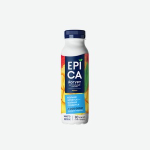 Йогурт питьевой Epica Манго 2,5%, 290 г