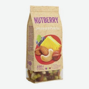 Смесь Nutberry Орехи и фрукты, 220 г